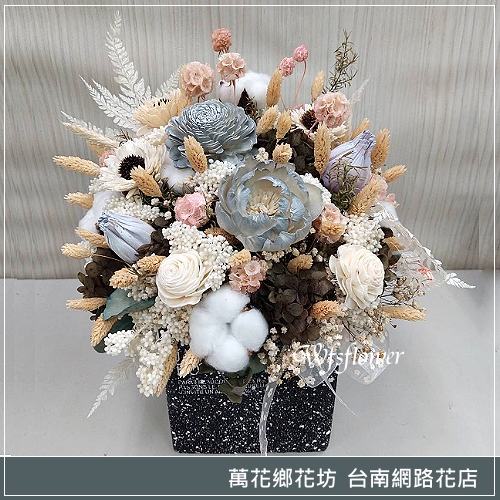 乾燥花小品 辦公室小飾品 台南市花店