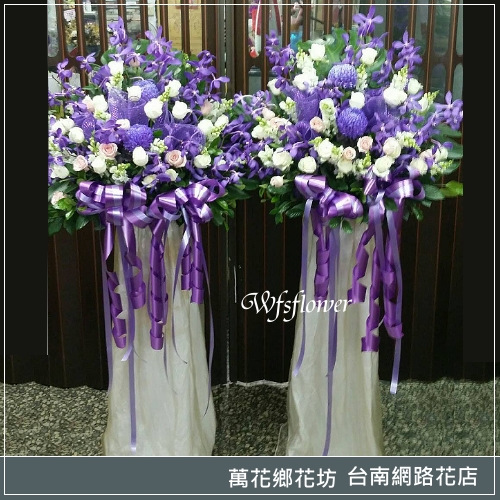 精緻花柱 高架花籃