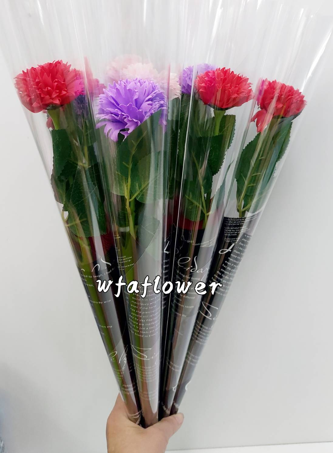 單支香皂花康乃馨 母親節花禮