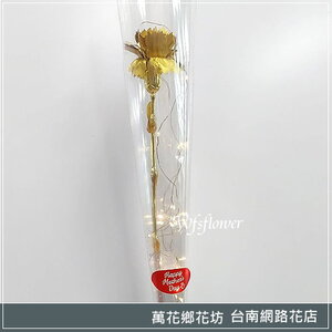 X018 金箔康乃馨 母親節花禮 台南市花店