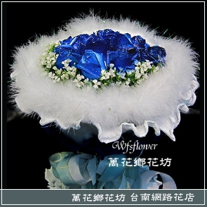 藍玫花束 情人節花束藍玫花束  情人花束 生日花束